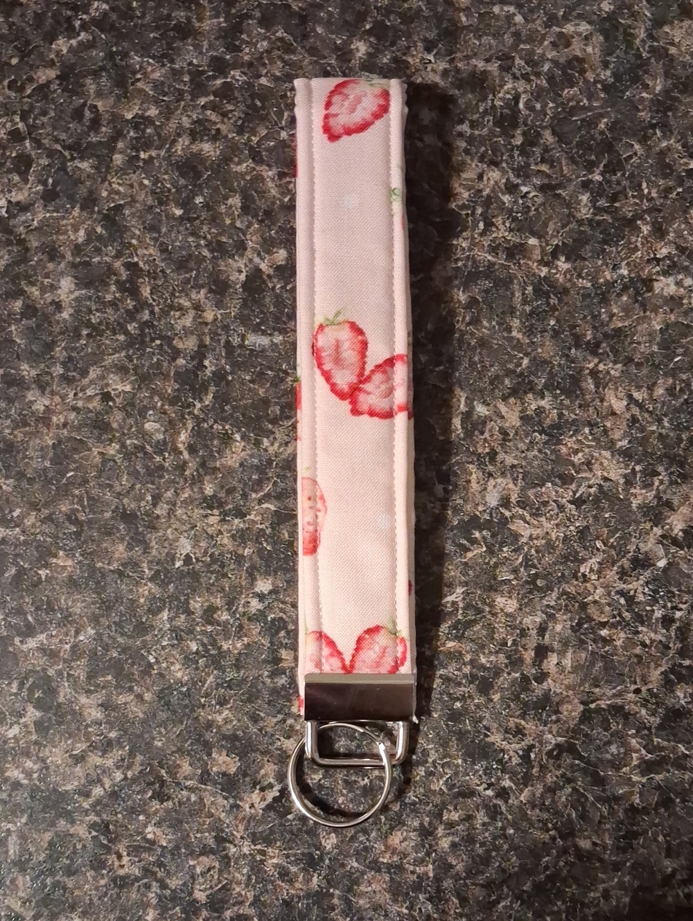 STRAWBERRY HANDMADE KEYCHAIN!!